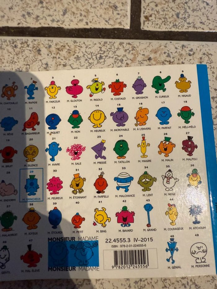Livre Monsieur Grincheux - photo numéro 2