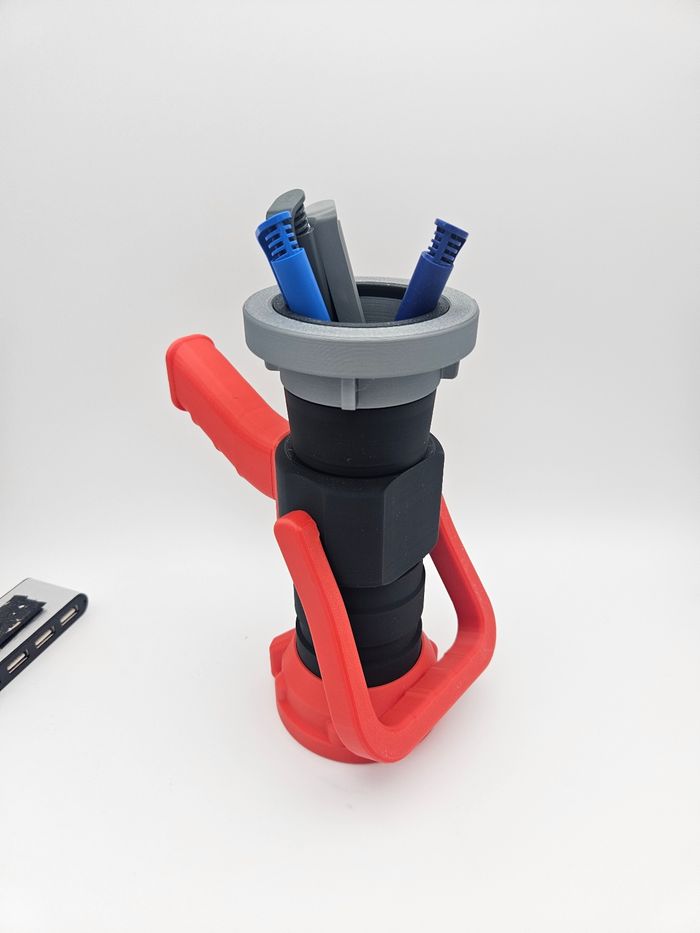 Pot a crayon Lance pompier - photo numéro 6