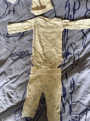 Ensemble motif éléphant taille 3 mois