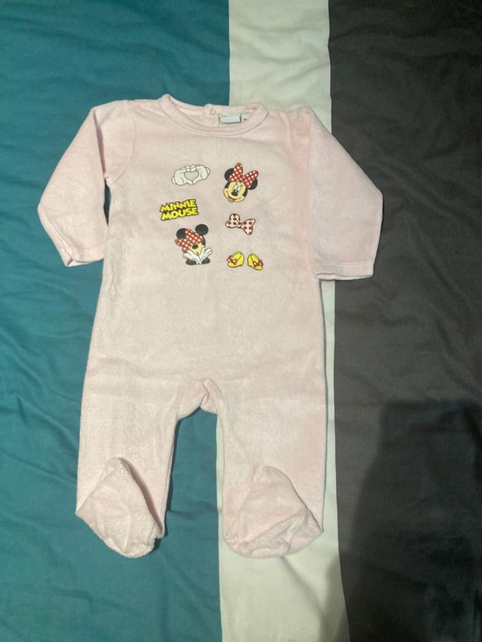 Pyjama velours bébé fille