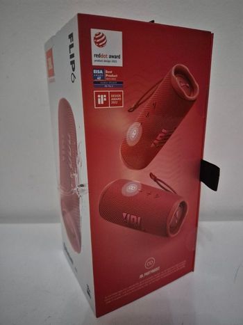 Enceinte Connectée JBL Flip 6 Neuve Rouge.