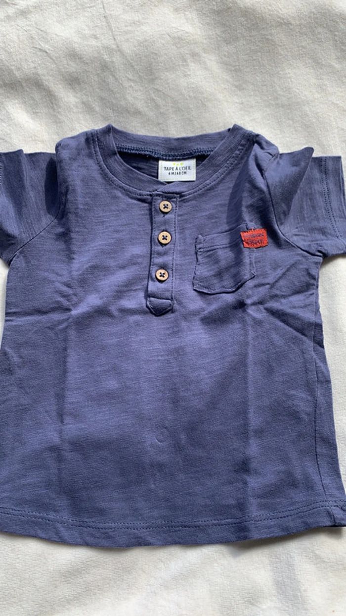 Lot de t-shirts 6 mois - photo numéro 4