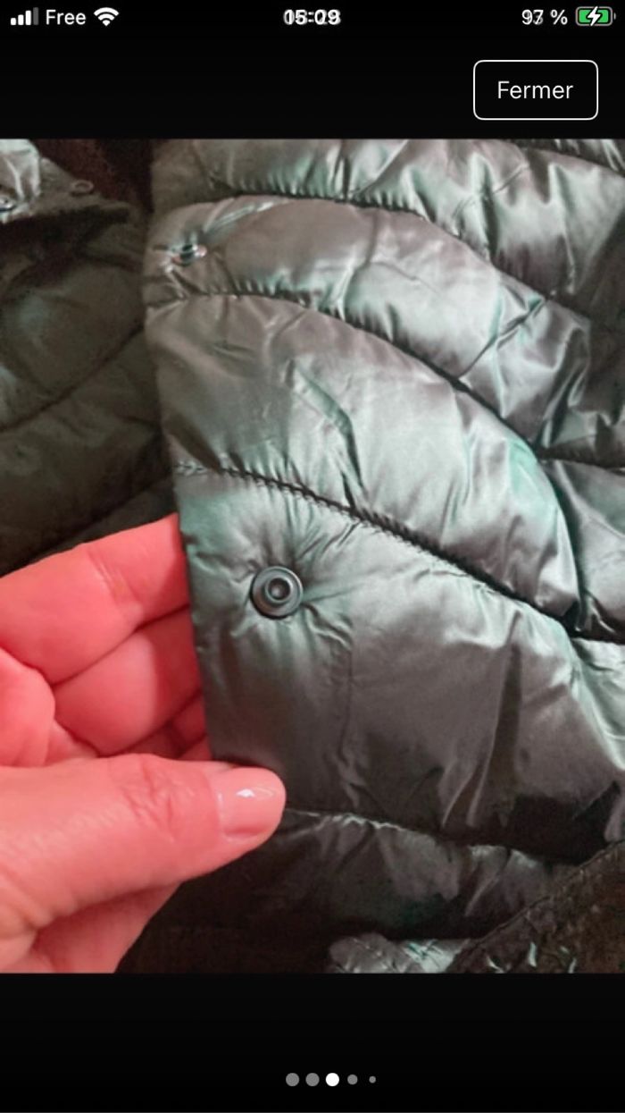 Veste matelassée verte - photo numéro 3