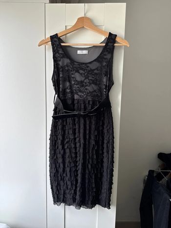 Robe noire femme dentelle