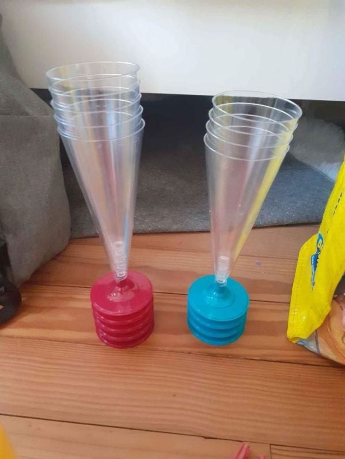 Flûtes à champagne.