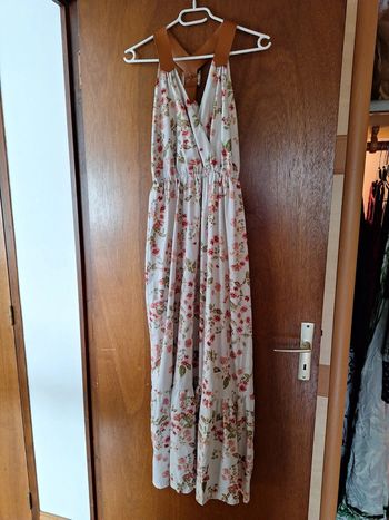 Robe longue fleurie