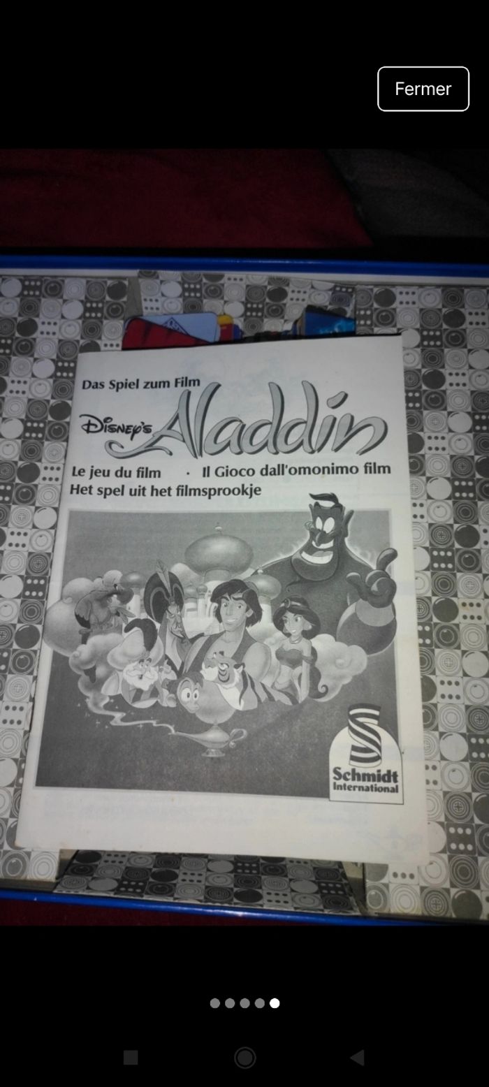 Jeux société aladin vintage - photo numéro 5