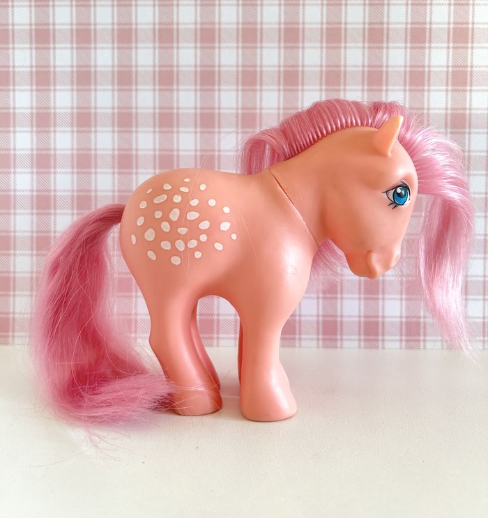 Figurine Mon Petit Poney Rose (Cotton Candy) G1 - photo numéro 2