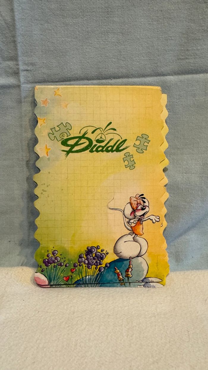Bloc note Diddl puzzles jaune - photo numéro 2