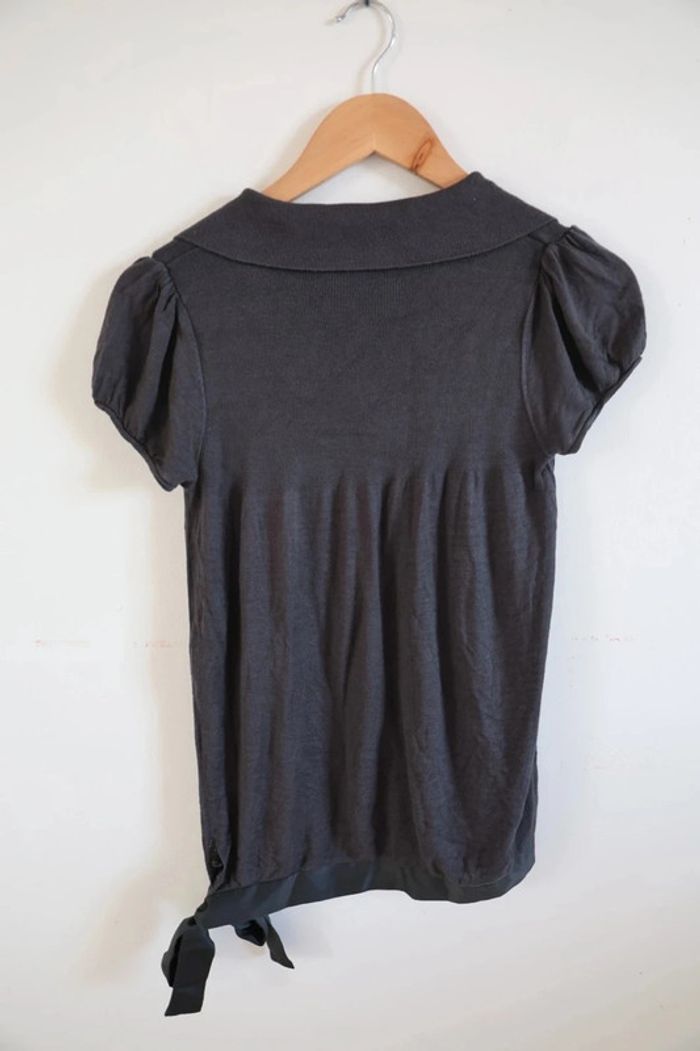 C41 blouse gris kookai T1 - photo numéro 2