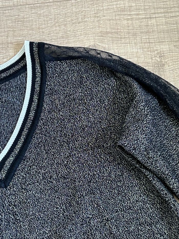 Pull fin à manches courtes Morgan taille XS comme neuf - photo numéro 9