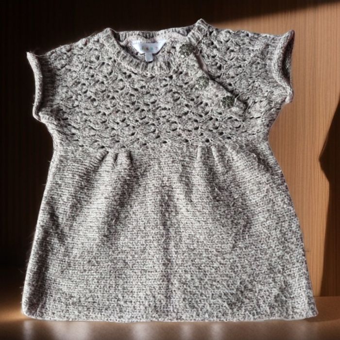 Superbe pull style péplum zone troutrous