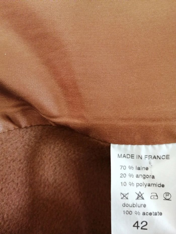 Manteau long laine et angora - photo numéro 6
