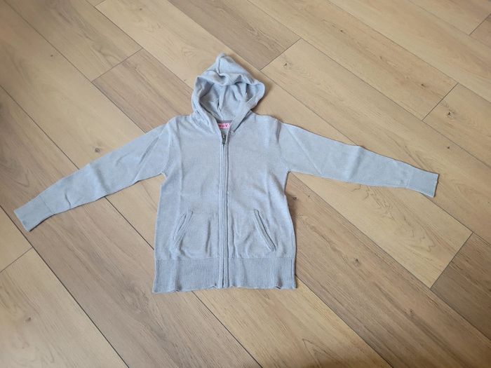 Gilet fin gris