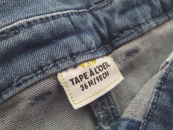 Salopette coeur en jeans - T36M - Tape à l'oeil - photo numéro 7