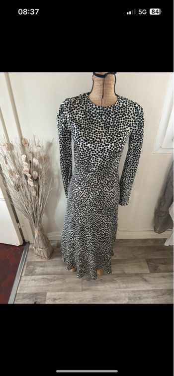 Robe longue à pois primark