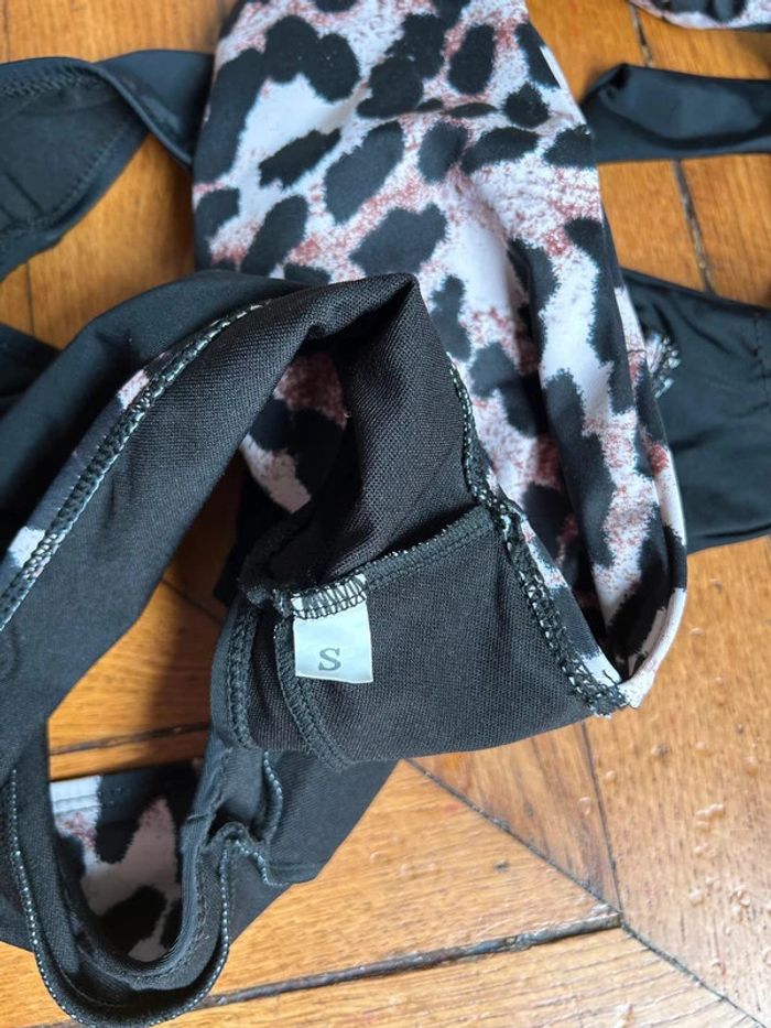 Neuf sublime maillot de bain 2 pièces léopard T36 - photo numéro 7