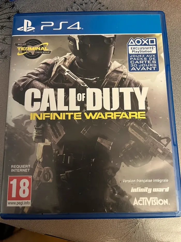 Jeu ps4 call of duty infinite warfare