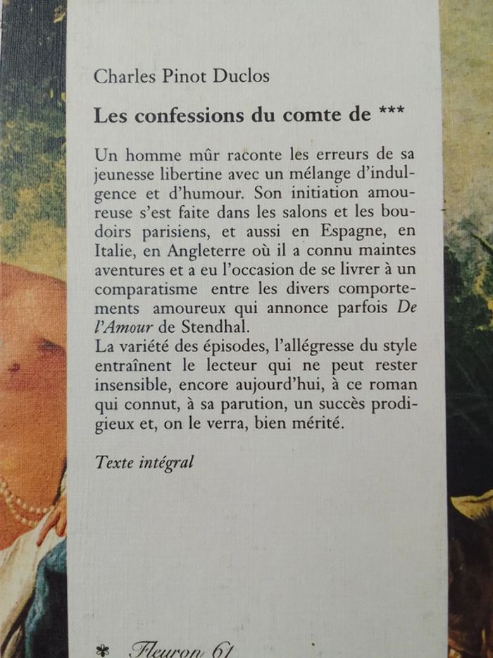Duclos - Les confessions du comte de ** - photo numéro 3