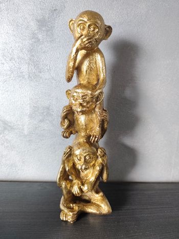 Statuette singe de la sagesse neuf 