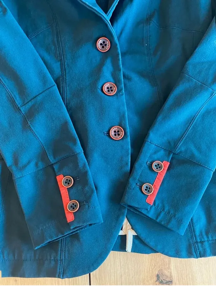Veste  de  concours Horse Pilot –  Taille 36 –  Bleu marine & Rouge –  Très  bon état - photo numéro 5