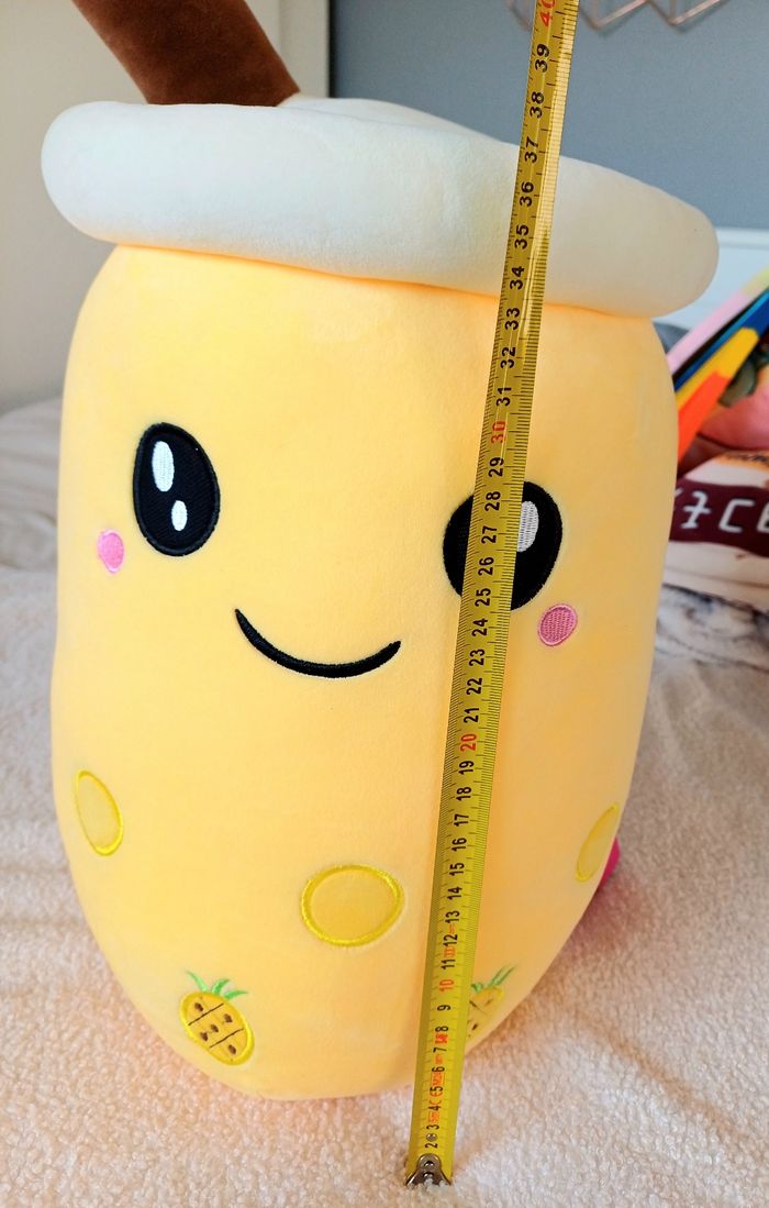 Peluche hyper moelleuse 38 cm bubble tea - photo numéro 6