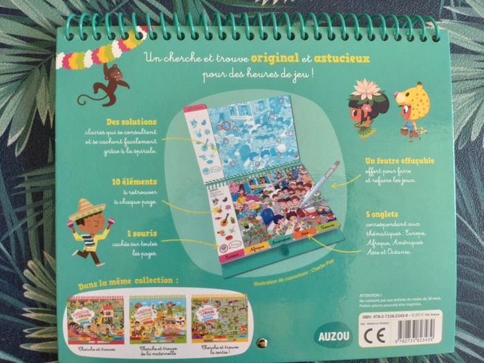 Livre jeu Cherche et trouve autour du monde - photo numéro 6
