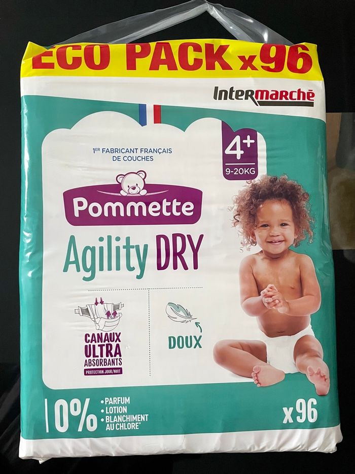 Couches pommettes taille 4