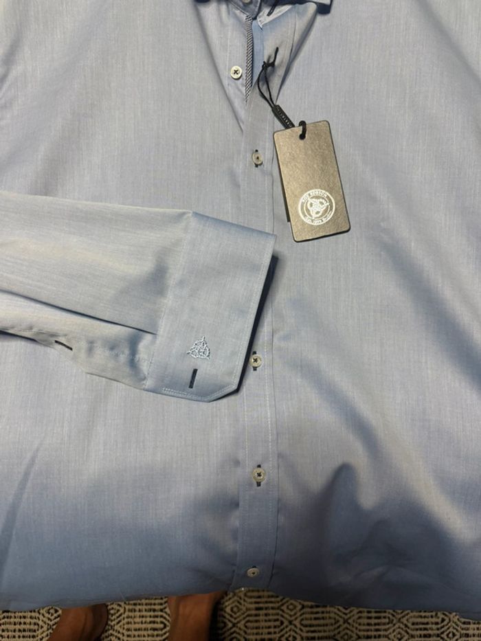 Roy Robson - Chemise unie, Bleu clair, taille 3XL - photo numéro 5