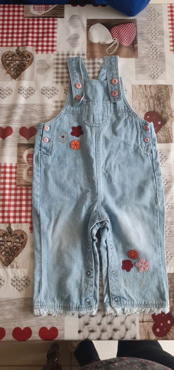 Salopette en jean 18 mois