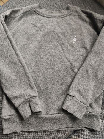 Pull garçon gris