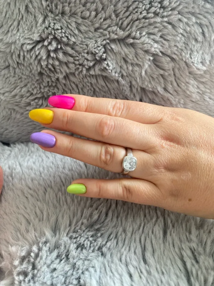 Solitaire argent oxyde de zirconium Twice as Nice - taille 54 - photo numéro 4