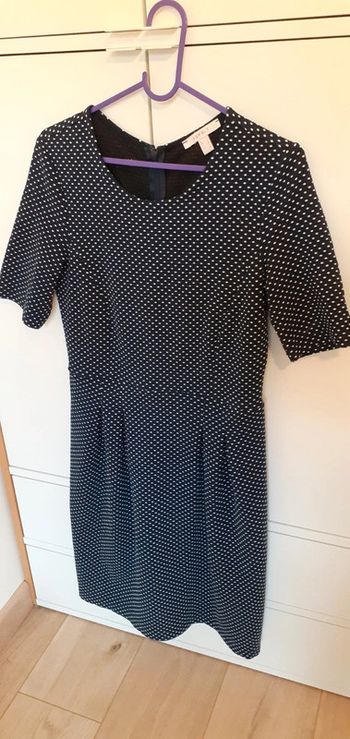 Robe à points blancs  Esprit