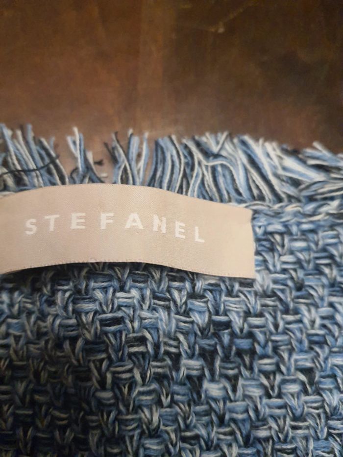 Gilet/veste Stefanel taille S bleu/blanc - photo numéro 7