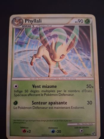Carte Pokémon Phyllali 17/90 Indomptable