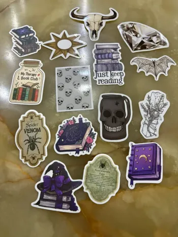 Autocollants papeterie Witch 15 pièces