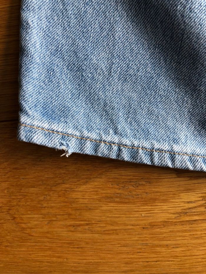 Jean H & M bleu délavé coupe loose large 30/32 état neuf - photo numéro 3