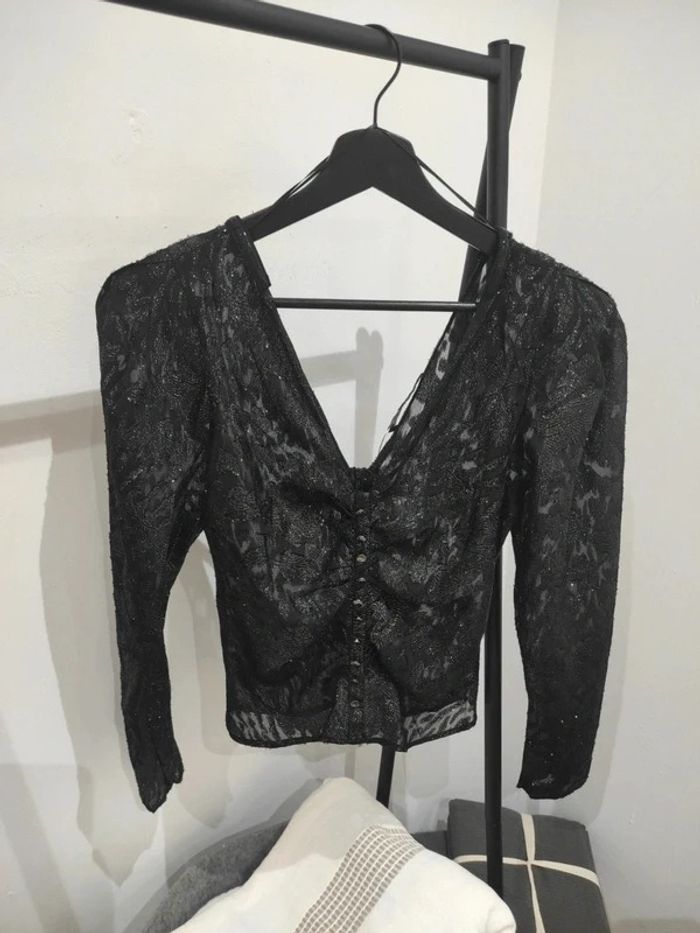 Mango. Chemisier jacquard lurex. Neuf avec étiquettes.