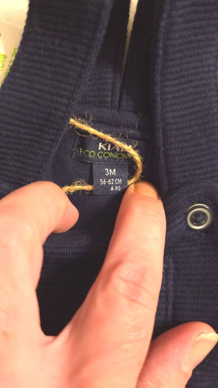 Neufs (non portés) 🤩😍🥰💙superbe ensemble salopette et polo 3 mois garçon 💙🥰😍 - photo numéro 7