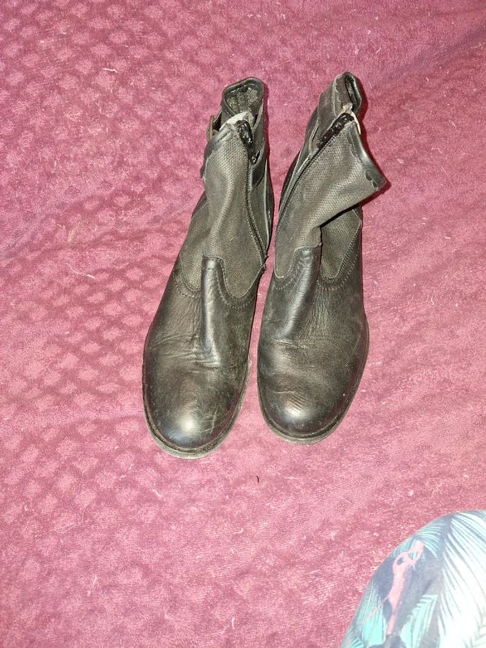 Bottines 38 cuir - photo numéro 3