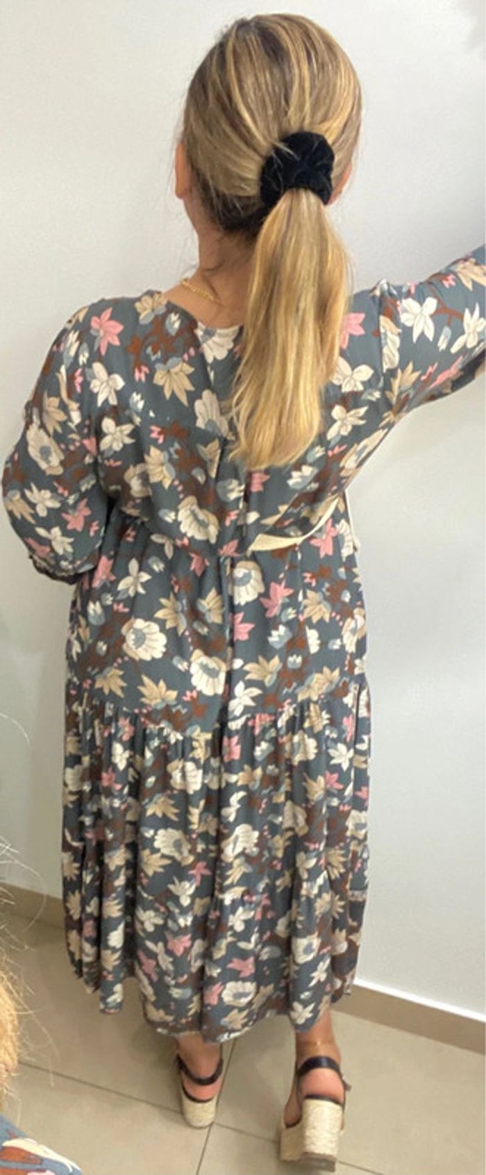 Robe Style Bohème Imprimé Fleurs Taille Unique - photo numéro 9