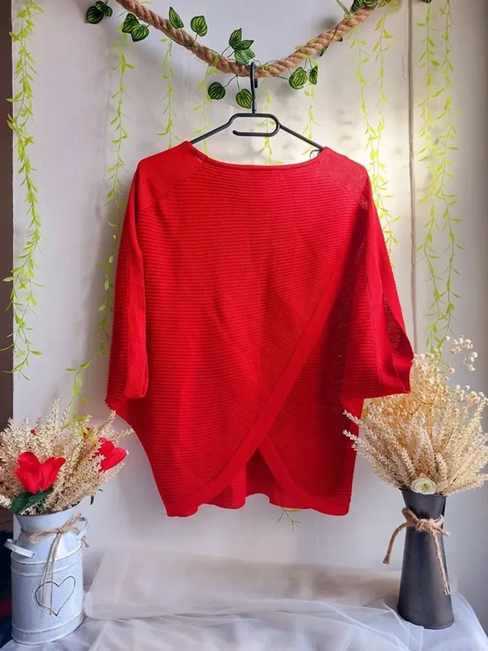 Sweat Massimo Dutti – S – Rouge – État : Excellent