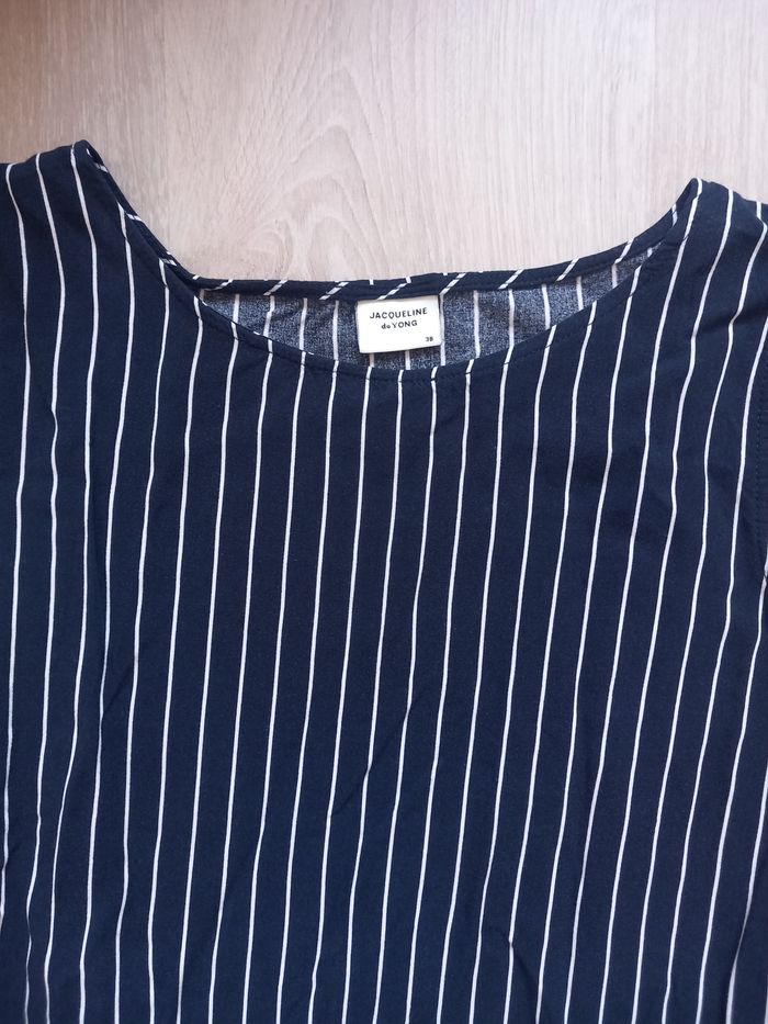 Robe d'été rayée marine T.38 Jacqueline De Yong - photo numéro 2