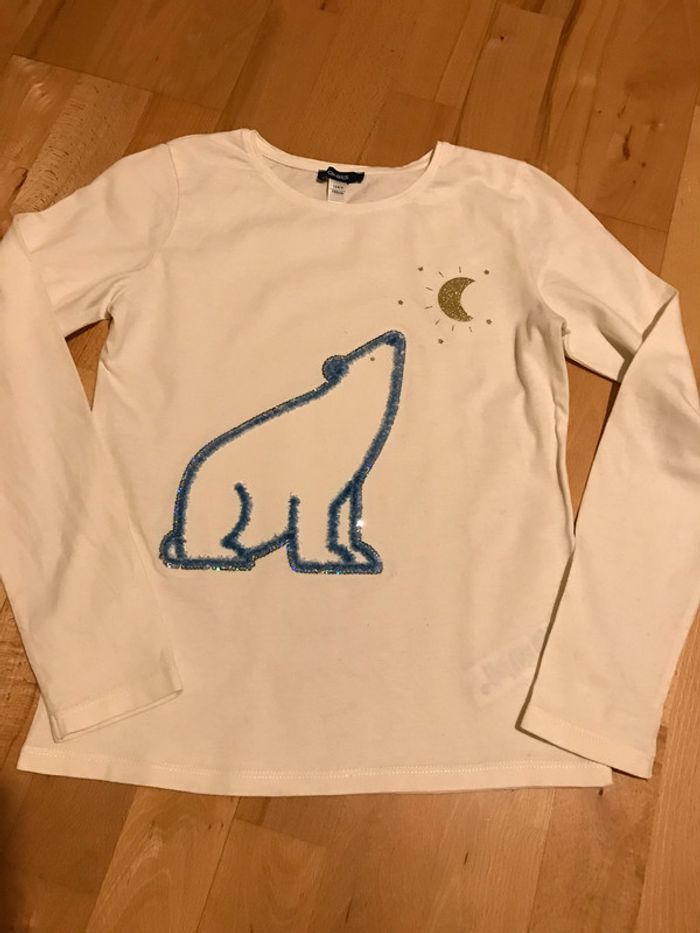 Teeshirt crème fille 12 Ans - photo numéro 3