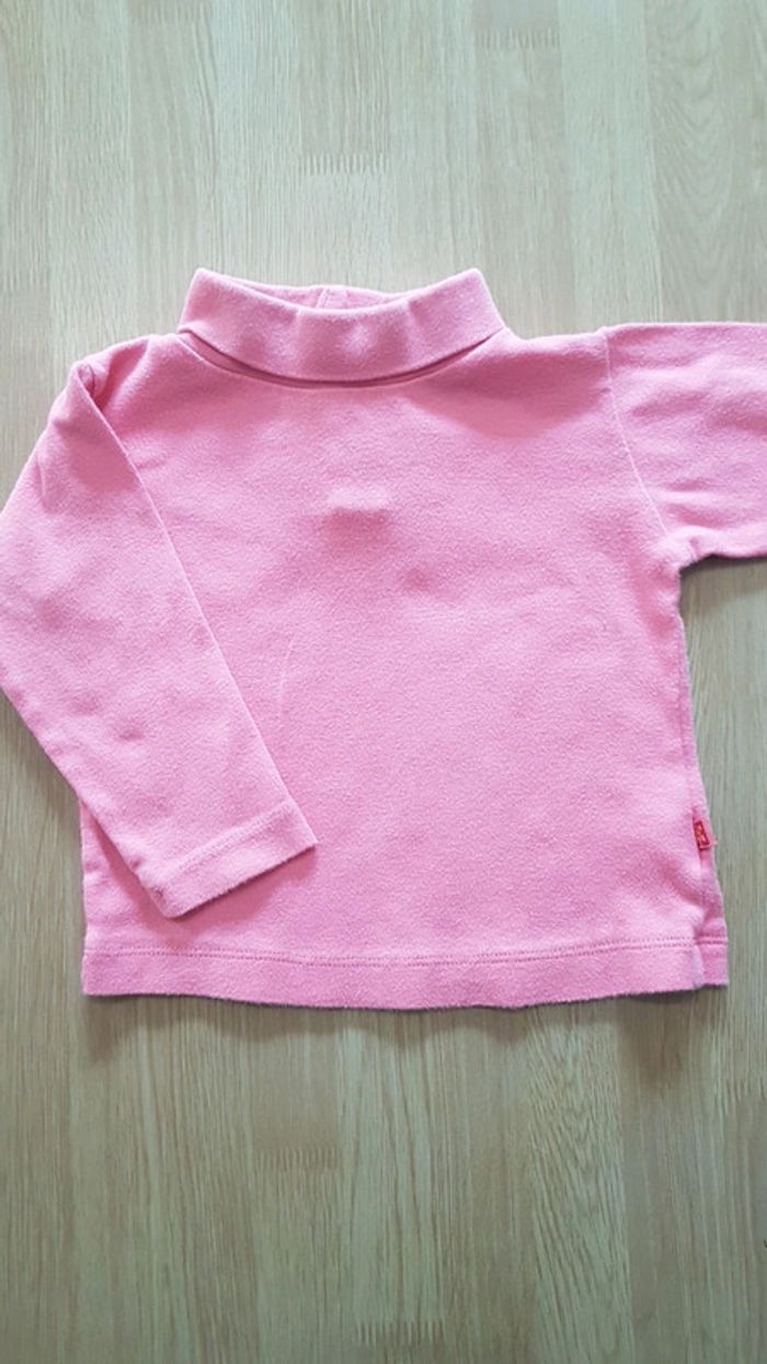 Sous pull rose 2 ans