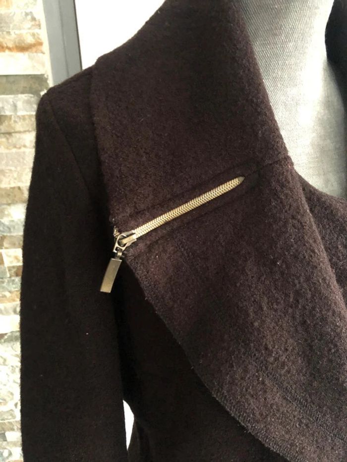 Veste marron fait main - photo numéro 2