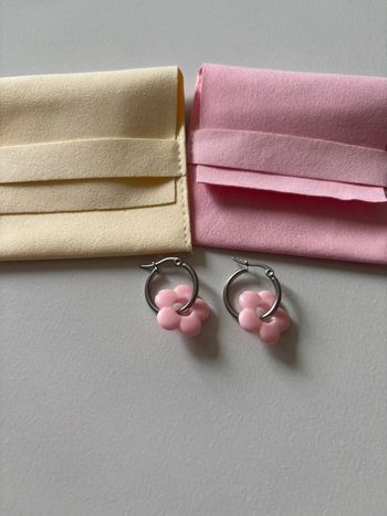 Créole pendentif fleur