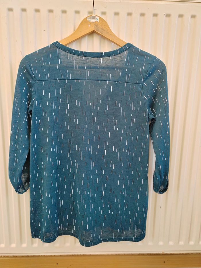 💚Tunique verte à motifs taille S Kiabi - photo numéro 5