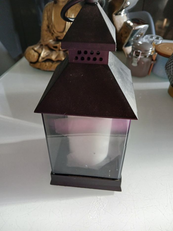 LANTERNE LUMINEUSE NOIRE - photo numéro 6