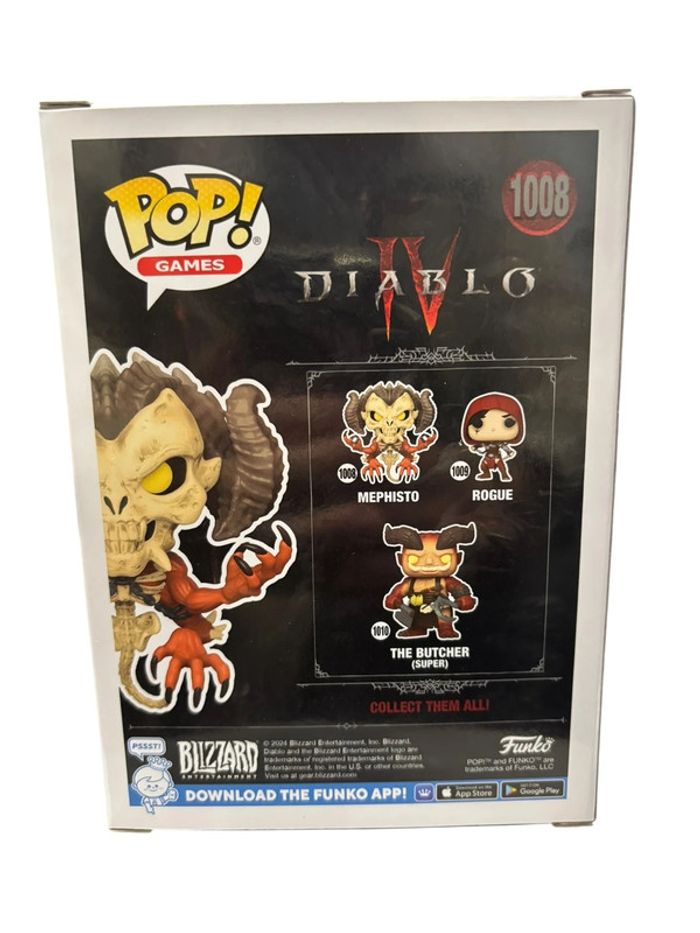 Figurine Funko Pop Diablo IV Mephisto 1008 neuf - photo numéro 2
